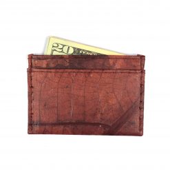 Brown Vegan Minimalist Wallet