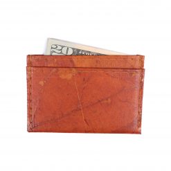 Orange Vegan Minimalist Wallet