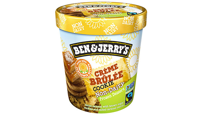 Ben & Jerry's Non-Dairy Ice Cream Flavors creme brulee cookie